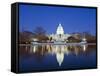 The Capitol Building, Capitol Hill, Washington D.C., United States of America, North America-Christian Kober-Framed Stretched Canvas