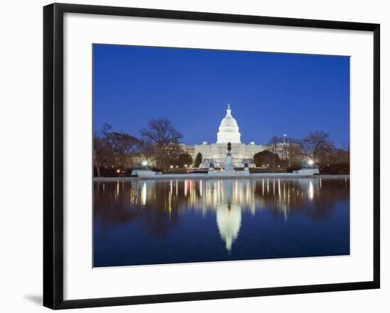 The Capitol Building, Capitol Hill, Washington D.C., United States of America, North America-Christian Kober-Framed Photographic Print