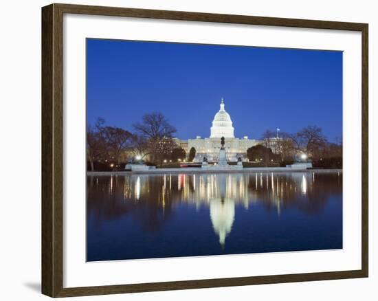 The Capitol Building, Capitol Hill, Washington D.C., United States of America, North America-Christian Kober-Framed Photographic Print