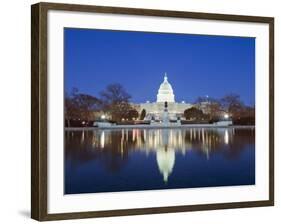 The Capitol Building, Capitol Hill, Washington D.C., United States of America, North America-Christian Kober-Framed Photographic Print