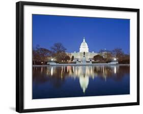 The Capitol Building, Capitol Hill, Washington D.C., United States of America, North America-Christian Kober-Framed Photographic Print