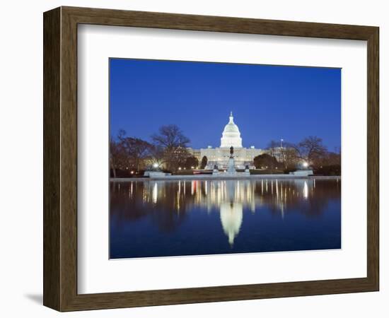 The Capitol Building, Capitol Hill, Washington D.C., United States of America, North America-Christian Kober-Framed Photographic Print