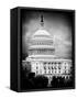 The Capitol Building, US Congress, Washington D.C, District of Columbia, White Frame-Philippe Hugonnard-Framed Stretched Canvas