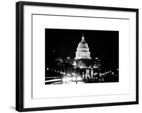 The Capitol Building, US Congress, Washington D.C, District of Columbia, White Frame-Philippe Hugonnard-Framed Art Print