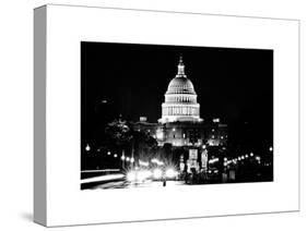 The Capitol Building, US Congress, Washington D.C, District of Columbia, White Frame-Philippe Hugonnard-Stretched Canvas