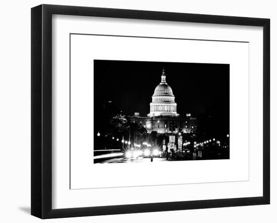 The Capitol Building, US Congress, Washington D.C, District of Columbia, White Frame-Philippe Hugonnard-Framed Art Print