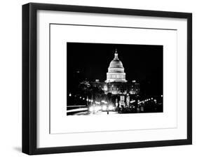 The Capitol Building, US Congress, Washington D.C, District of Columbia, White Frame-Philippe Hugonnard-Framed Art Print