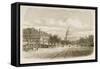 The Capitol Building, Washington Dc, C.1880-Reverend Samuel Manning-Framed Stretched Canvas