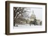 The Capitol in Snow - Washington Dc, United States of America-Orhan-Framed Photographic Print