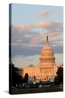 The Capitol in Washington DC at Dusk, Seen from the National Mall-1photo-Stretched Canvas