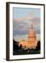 The Capitol in Washington DC at Dusk, Seen from the National Mall-1photo-Framed Photographic Print