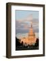 The Capitol in Washington DC at Dusk, Seen from the National Mall-1photo-Framed Photographic Print