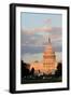 The Capitol in Washington DC at Dusk, Seen from the National Mall-1photo-Framed Photographic Print