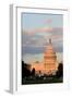 The Capitol in Washington DC at Dusk, Seen from the National Mall-1photo-Framed Photographic Print