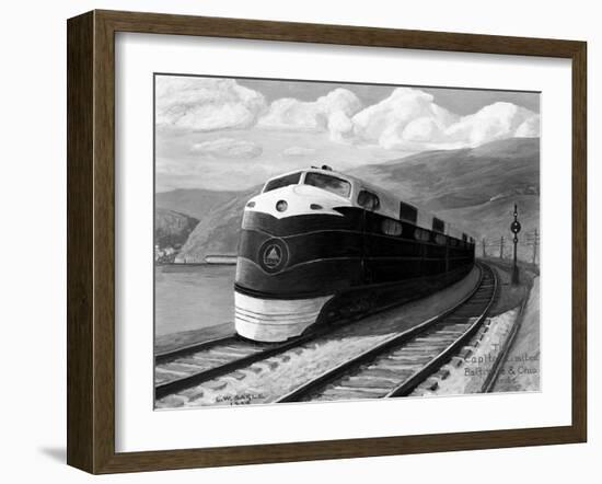 The Capitol Limited-L.W. Sagle-Framed Giclee Print