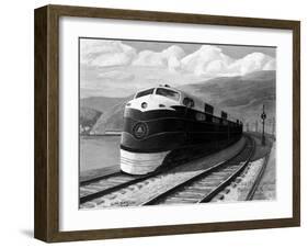 The Capitol Limited-L.W. Sagle-Framed Giclee Print