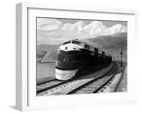 The Capitol Limited-L.W. Sagle-Framed Giclee Print