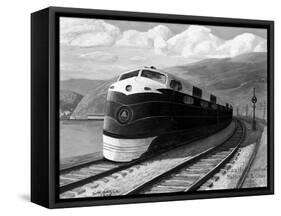 The Capitol Limited-L.W. Sagle-Framed Stretched Canvas