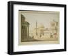 The Capitol, Set Design for 'Titus', by Wolfgang Amadeus Mozart-Friedrich Beuther-Framed Giclee Print