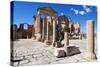 The Capitol Temples (Capitolium), Roman Ruins of Sbeitla, Tunisia, North Africa, Africa-Ethel Davies-Stretched Canvas