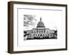 The Capitol, US Congress, Washington D.C, District of Columbia, White Frame, Full Size Photography-Philippe Hugonnard-Framed Art Print