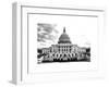 The Capitol, US Congress, Washington D.C, District of Columbia, White Frame, Full Size Photography-Philippe Hugonnard-Framed Art Print