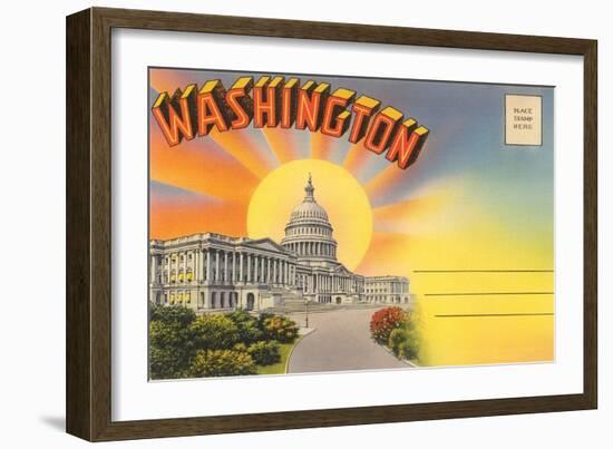 The Capitol Washington, DC-null-Framed Art Print