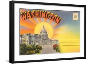 The Capitol Washington, DC-null-Framed Art Print