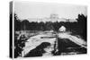 The Capitol Without its Dome, Washington DC, USA, C1858-MATHEW B BRADY-Stretched Canvas