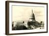 The Capitol-null-Framed Art Print