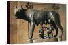 The Capitoline Wolf, Bronze-null-Stretched Canvas