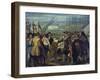 The Capitulation of Breda, 1634/1635-Diego Velazquez-Framed Giclee Print