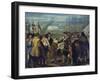 The Capitulation of Breda, 1634/1635-Diego Velazquez-Framed Giclee Print