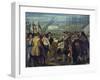 The Capitulation of Breda, 1634/1635-Diego Velazquez-Framed Giclee Print