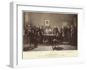 The Capitulation of Sedan-Anton Alexander von Werner-Framed Giclee Print