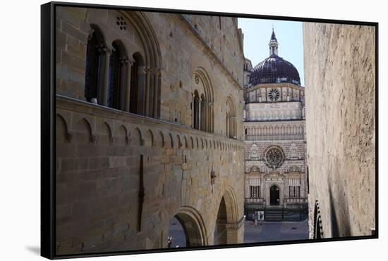 The Cappella Colleoni, Bergamo, Lombardy, Italy-Carlo Morucchio-Framed Stretched Canvas