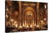 The Cappella Palatina at the Palazzo Reale in Palermo Sicily-null-Stretched Canvas