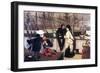 The Captain and His Girl-James Tissot-Framed Art Print