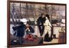 The Captain and His Girl-James Tissot-Framed Art Print