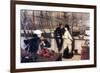 The Captain and His Girl-James Tissot-Framed Art Print