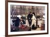 The Captain and His Girl-James Tissot-Framed Art Print