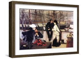 The Captain and His Girl-James Tissot-Framed Premium Giclee Print