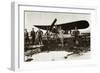 The Captain of the Italian Piazza with His Bleriot Airplane-null-Framed Giclee Print