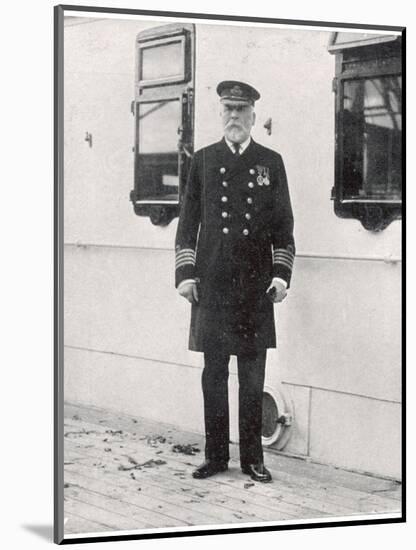 The Captain of the Ss Titanic, Captain E J Smith-null-Mounted Photographic Print