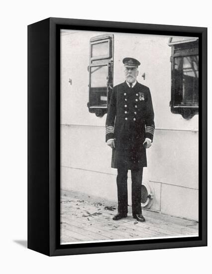 The Captain of the Ss Titanic, Captain E J Smith-null-Framed Stretched Canvas