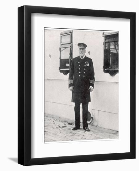 The Captain of the Ss Titanic, Captain E J Smith-null-Framed Premium Photographic Print