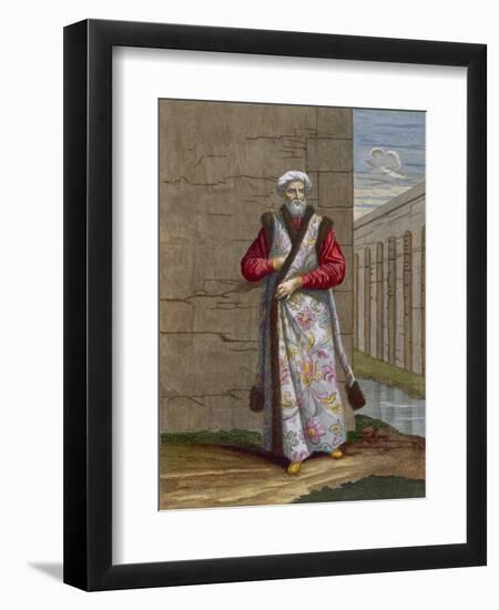 The Captain Pacha, Plate 36-Jean Baptiste Vanmour-Framed Giclee Print