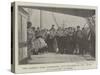 The Captain, Some Passengers, and Stewards of the Elbe at a Concert on Deck-null-Stretched Canvas