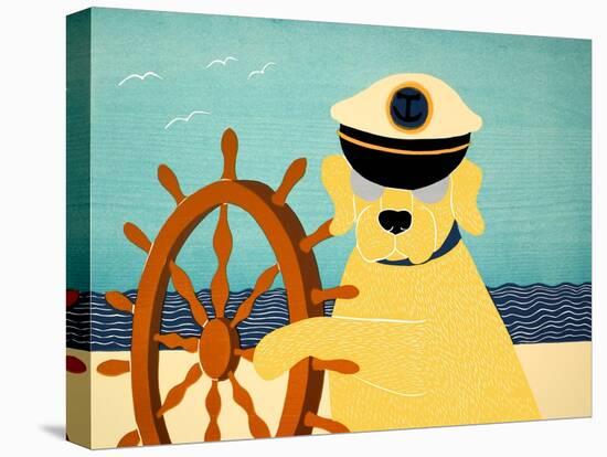 The Captain Yellow-Stephen Huneck-Stretched Canvas