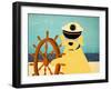 The Captain Yellow-Stephen Huneck-Framed Giclee Print